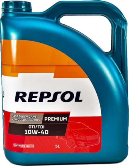 Repsol Premium GTI/TDI 10W-40 (5 л) моторна олива