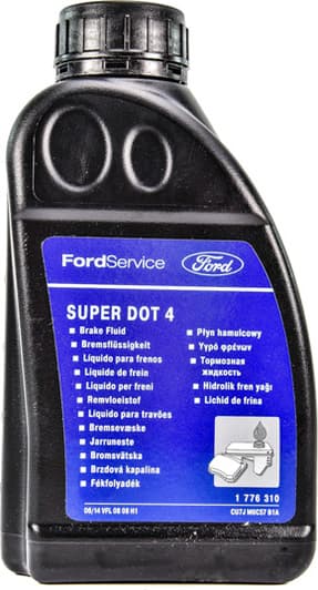 Гальмівна рідина Ford Super DOT 4 пластик
