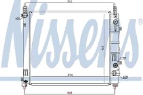 Радіатор охолодження двигуна