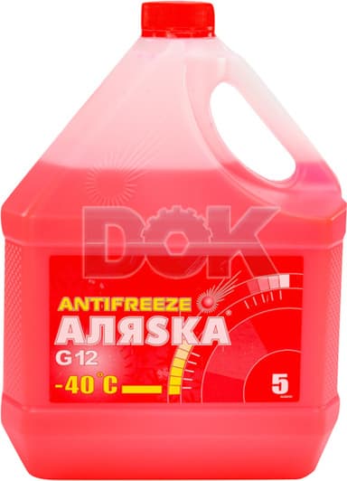 АЛЯSКА G12 червоний -40 °C готовий антифриз