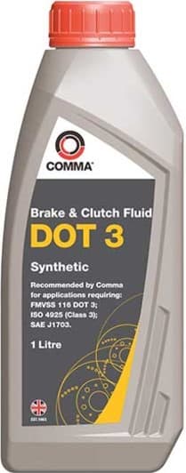 Comma DOT 3 гальмівна рідина