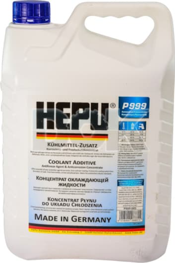 Hepu G11 синий 5 л (P999005) концентрат антифриза