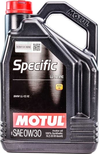 Motul Specific LL-12 Fe 0W-30 (5 л) моторна олива