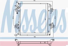 Радиатор охлаждения двигателя