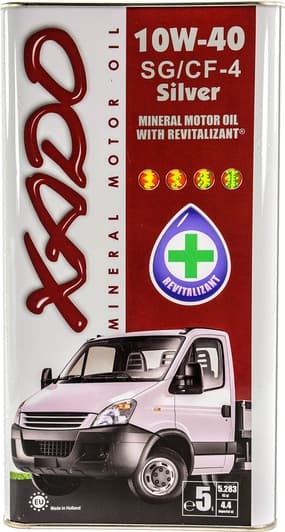 Xado Atomic SG/CF-4 Silver 10W-40 (5 л) моторна олива