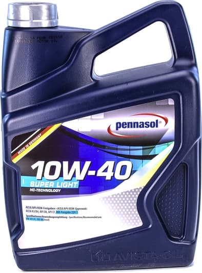 Pennasol Super Light 10W-40 (5 л) моторное масло