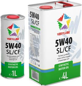 Моторна олива Xado Verylube SL/CF 5W-40 синтетична