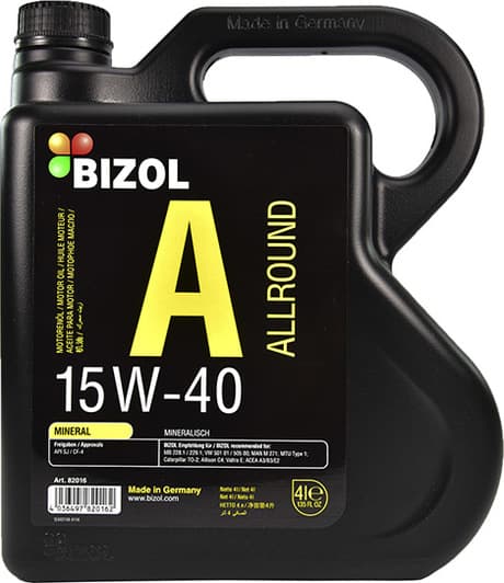 Bizol Allround 15W-40 (4 л) моторна олива