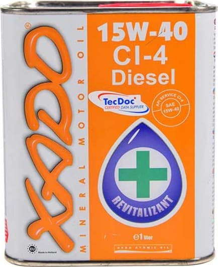 Xado Atomic Oil CI-4 Diesel 15W-40 (1 л) моторное масло