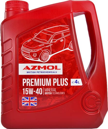 Azmol Premium Plus 15W-40 (4 л) моторна олива