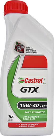 Castrol GTX A3/B3 15W-40 (1 л) моторное масло