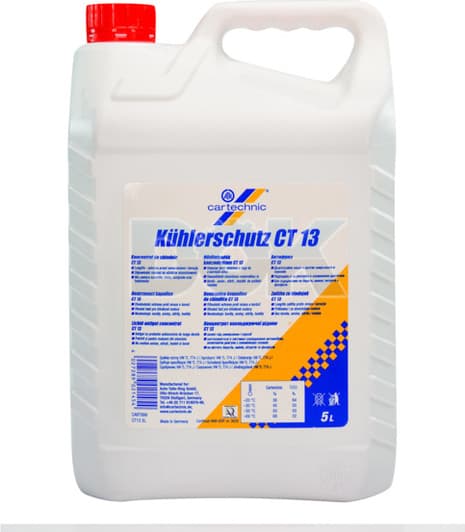 Cartechnic G13 червоний 5 л концентрат антифризу