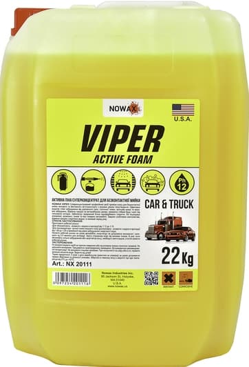 Концентрат автошампуня Nowax Viper Active Foam з кондиціонером (22 л)