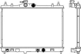 Радиатор охлаждения двигателя