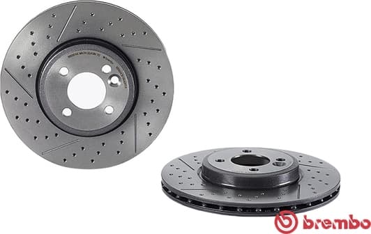 09.A047.11 Brembo Гальмівний диск