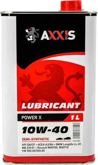 Axxis Power Х 10W-40 (1 л) моторное масло
