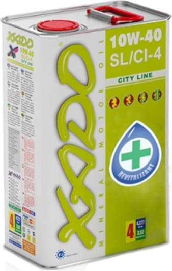 Xado Atomic City Line SL/CI-4 10W-40 (4 л) моторное масло