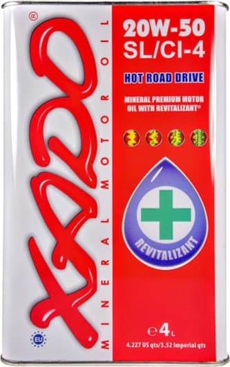 Xado Atomic Oil SL/CI-4 20W-50 (4 л) моторна олива