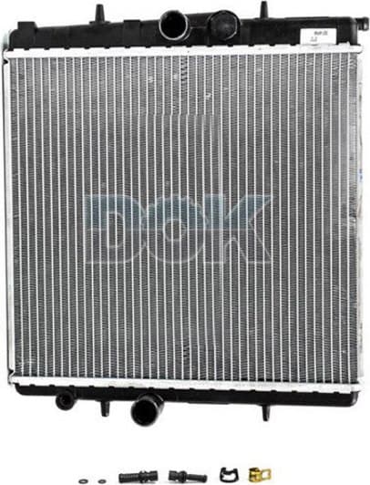 509523 NRF Радиатор охлаждения двигателя для Peugeot 206