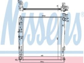 Радіатор охолодження двигуна