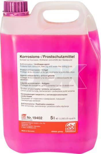 Febi G12+ фиолетовый 5 л (19402) концентрат антифриза