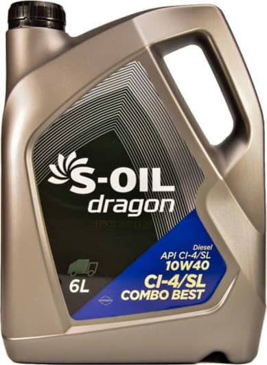 S-Oil Dragon Combo Best 10W-40 (6 л) моторна олива
