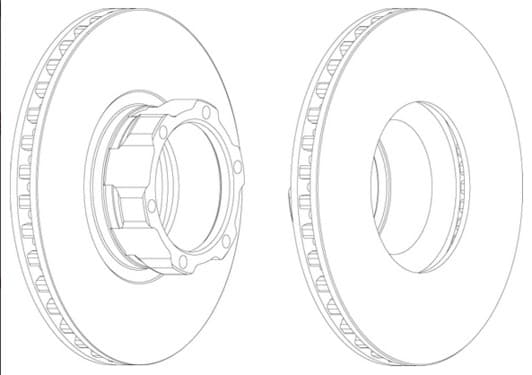 BCR119A Beral Тормозной диск