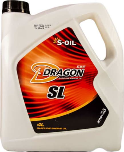 S-Oil DRAGON SL 10W-40 (4 л) моторна олива