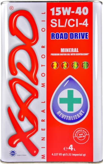 Xado Atomic Oil SL/CI-4 15W-40 (4 л) моторна олива