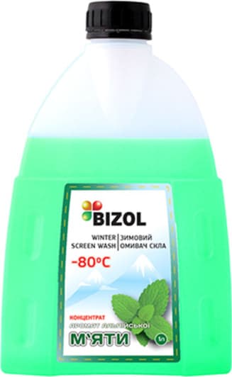 Концентрат омывателя Bizol зимний альпийская мята (1 л)