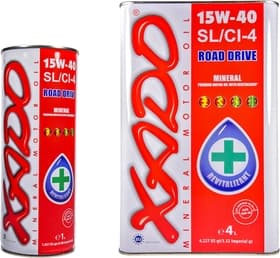 Моторна олива Xado Atomic Oil SL/CI-4 15W-40 мінеральна