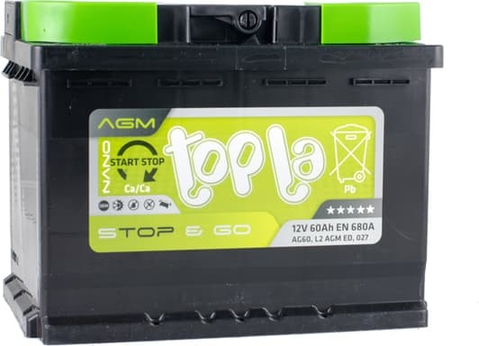 Акумулятор Topla 6 CT-60-R AGM TSTA60E0