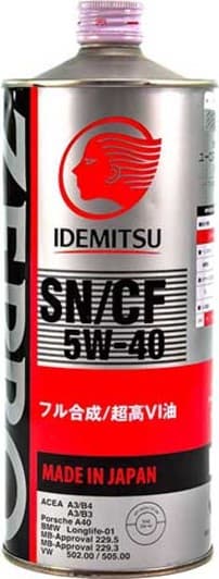 Idemitsu Zepro Euro spec 5W-40 (1 л) моторна олива