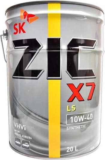 ZIC X7 LS 10W-40 (20 л) моторна олива