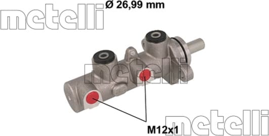 050799 Metelli Главный тормозной цилиндр для Kia Sorento