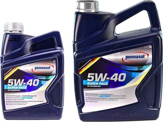 Pennasol Super Pace 5W-40 моторна олива