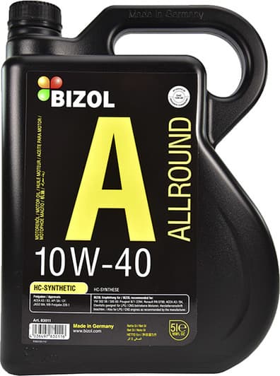 Bizol Allround 10W-40 (5 л) моторна олива