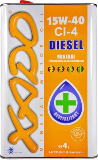 Xado Atomic Oil CI-4 Diesel 15W-40 (4 л) моторное масло