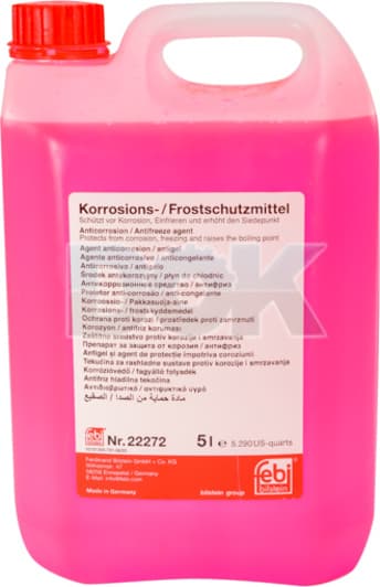 Febi G12 красный 5 л (22272) концентрат антифриза