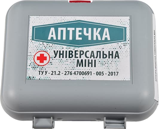 Аптечка автомобільна Vitol АМА в жорсткому чохлі unimini