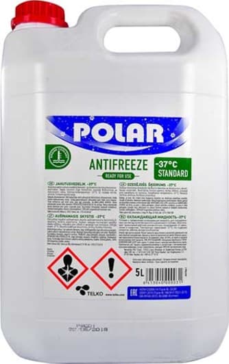 Polar BS 6580 зеленый -37 °C, 5 л готовый антифриз