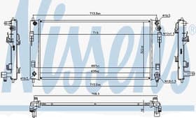 Радиатор охлаждения двигателя