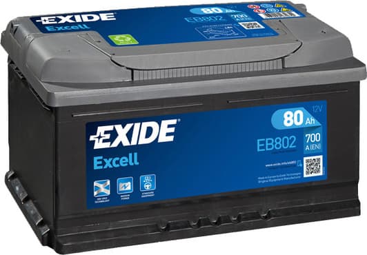 Аккумулятор Exide 6 CT-80-R Excell EB802