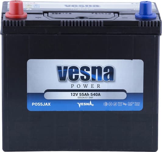 Аккумулятор Vesna 6 CT-55-L Power JIS 415755