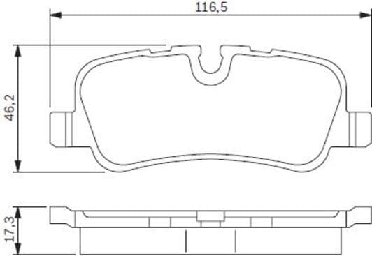 0 986 494 148 Bosch Тормозные колодки
