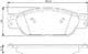 0 986 494 141 Bosch Тормозные колодки для Jaguar S-type