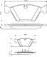 0 986 424 351 Bosch Тормозные колодки