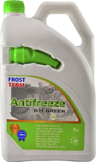 FrostTerm G11 зеленый -40 °C, 5 л (5ftg11g) готовый антифриз