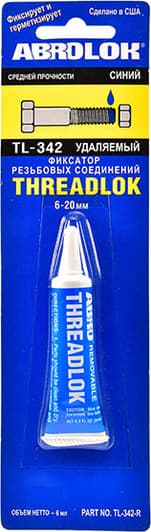 Фиксатор резьбы ABRO Removable Threadlok синий