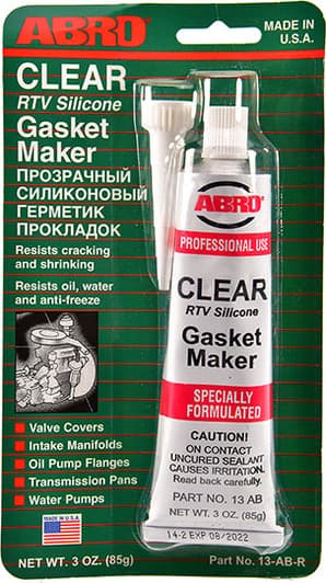 ABRO Gasket Maker (USA) прозрачный формирователь прокладок